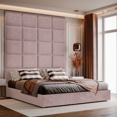 Panele tapicerowane 40x30 na ścianę magic velvet różowy - Miniaturka zdjęcia nr 5