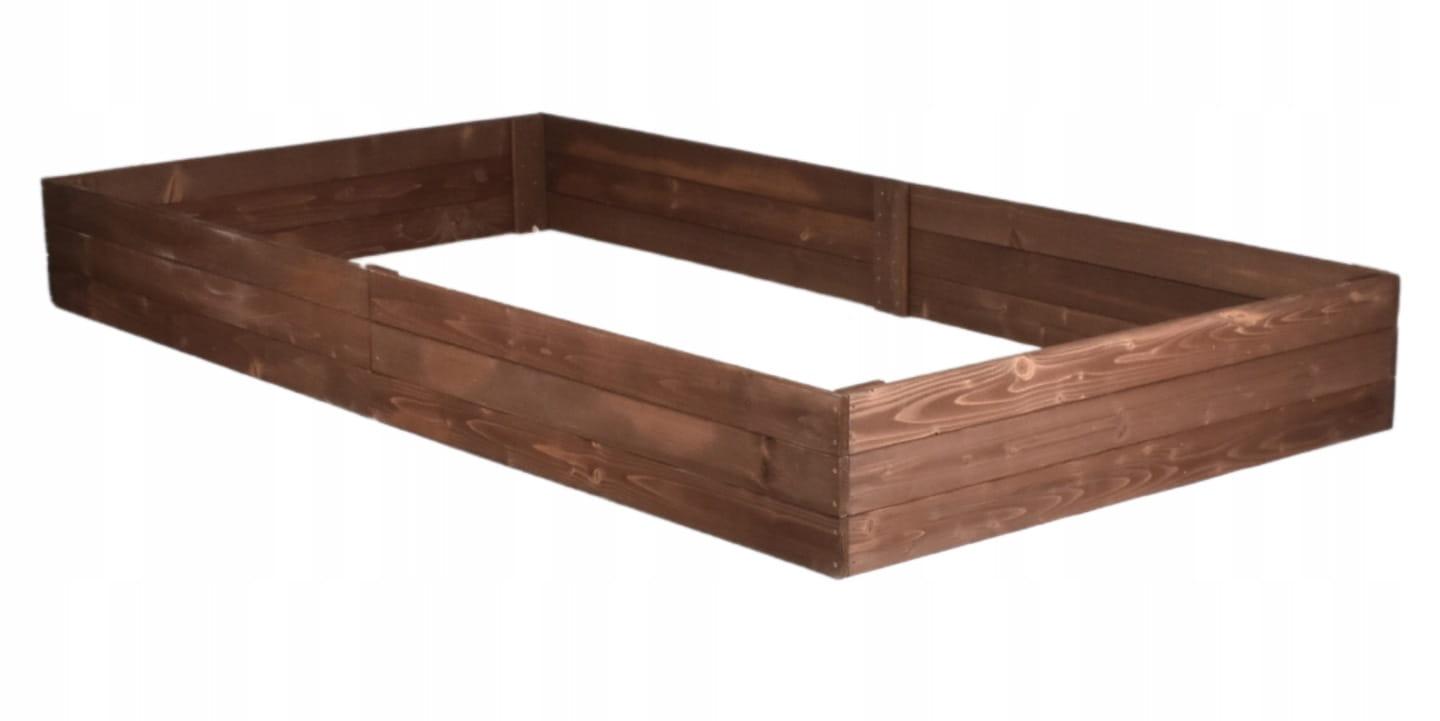 Warzywniak 30x120x240 cm drewniany zielnik inspekt skrzynia impregnowany nr. 5