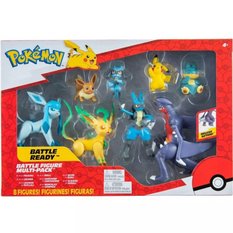 POKEMON 8-PAK GARCHOMP LUCARIO LEAFEON GLACEON RIOLU EEVEE PIKACHU MUNCHLAX - Miniaturka zdjęcia nr 2