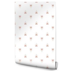 Tapeta GEOMETRYCZNA Minimalistyczne Trójkąty Wzór 53x1000  - Miniaturka zdjęcia nr 1