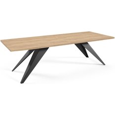 Stół rozkładany 140x80x76 cm prostokątny Harmonia gold craft oak do jadalni - Miniaturka zdjęcia nr 2