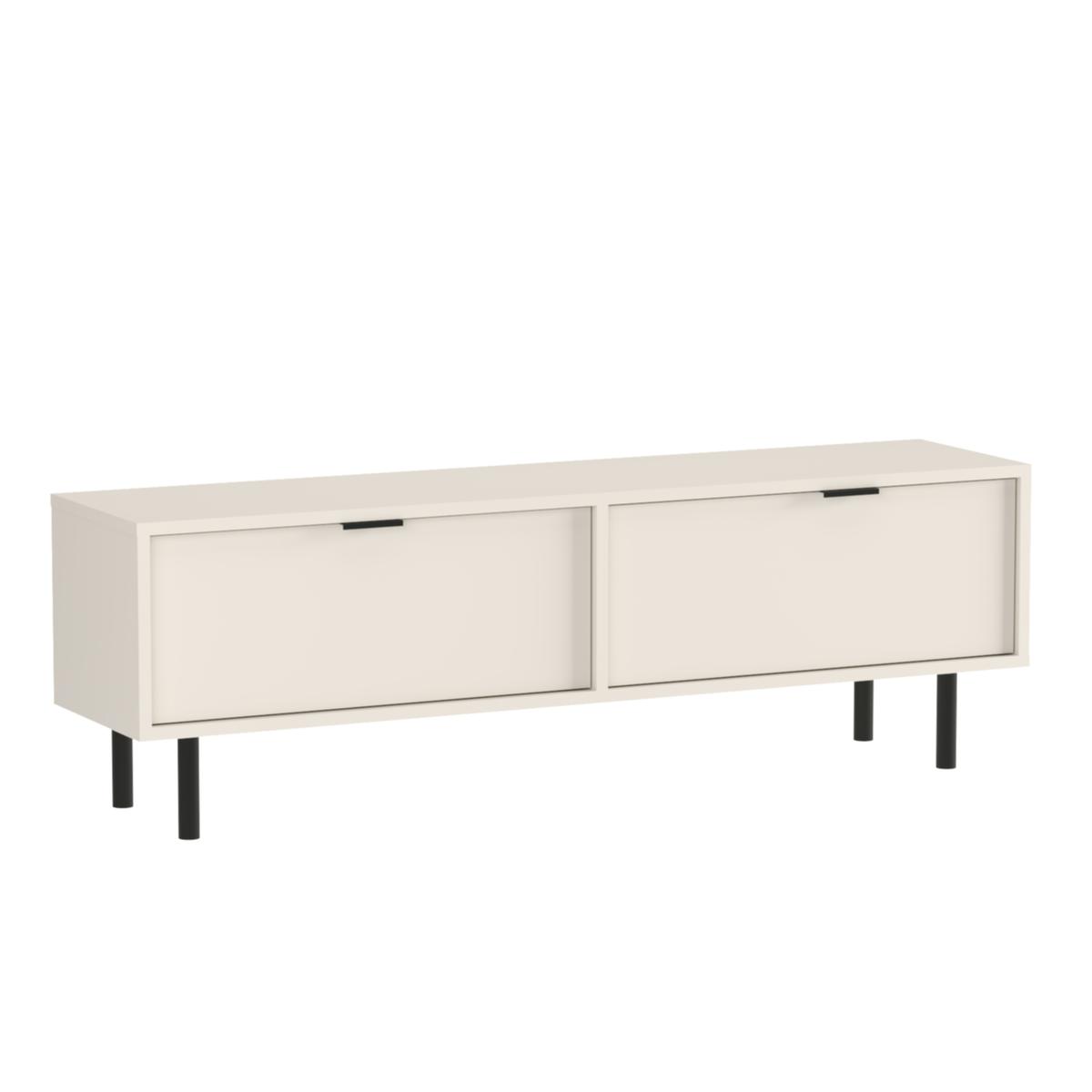 Szafka stojąca RTV AURA 140x33x30 cm na nóżkach do salonu kaszmir nr. 2