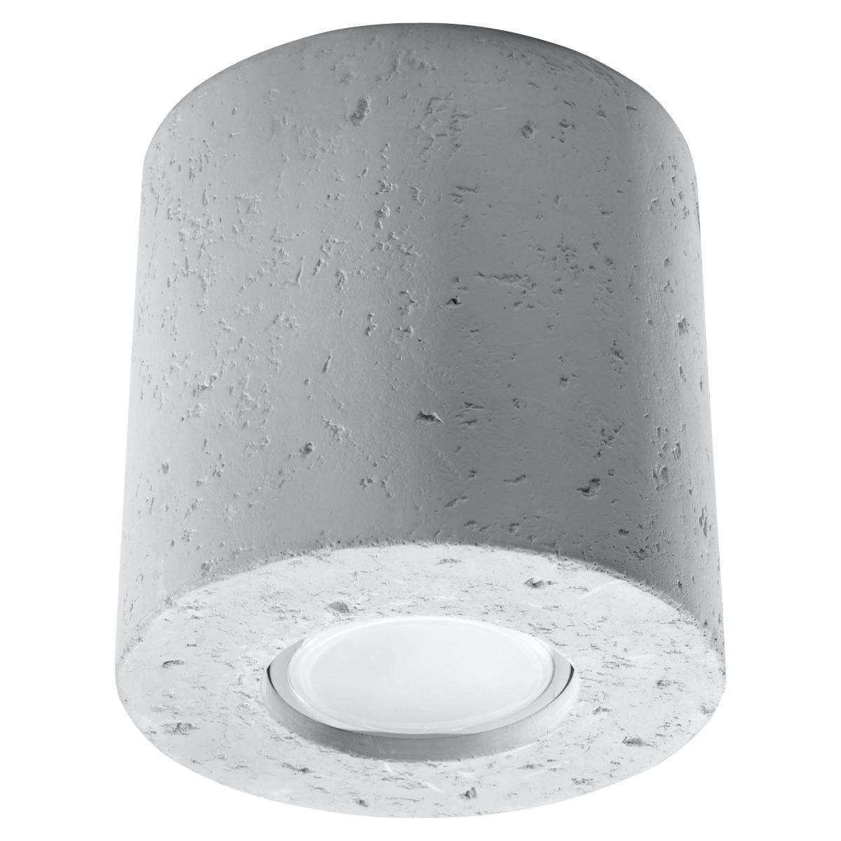 Plafon ORBIS beton 10x10x10cm owoczesna lampa GU10 do salonu  nr. 1