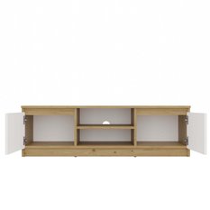 Szafka RTV Malwa 36x120x40 cm do salonu dąb artisan biel  - Miniaturka zdjęcia nr 6