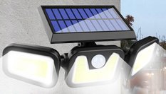 Lampas solarna LED czujnik ruchu zmierzchu do ogródka - Miniaturka zdjęcia nr 5