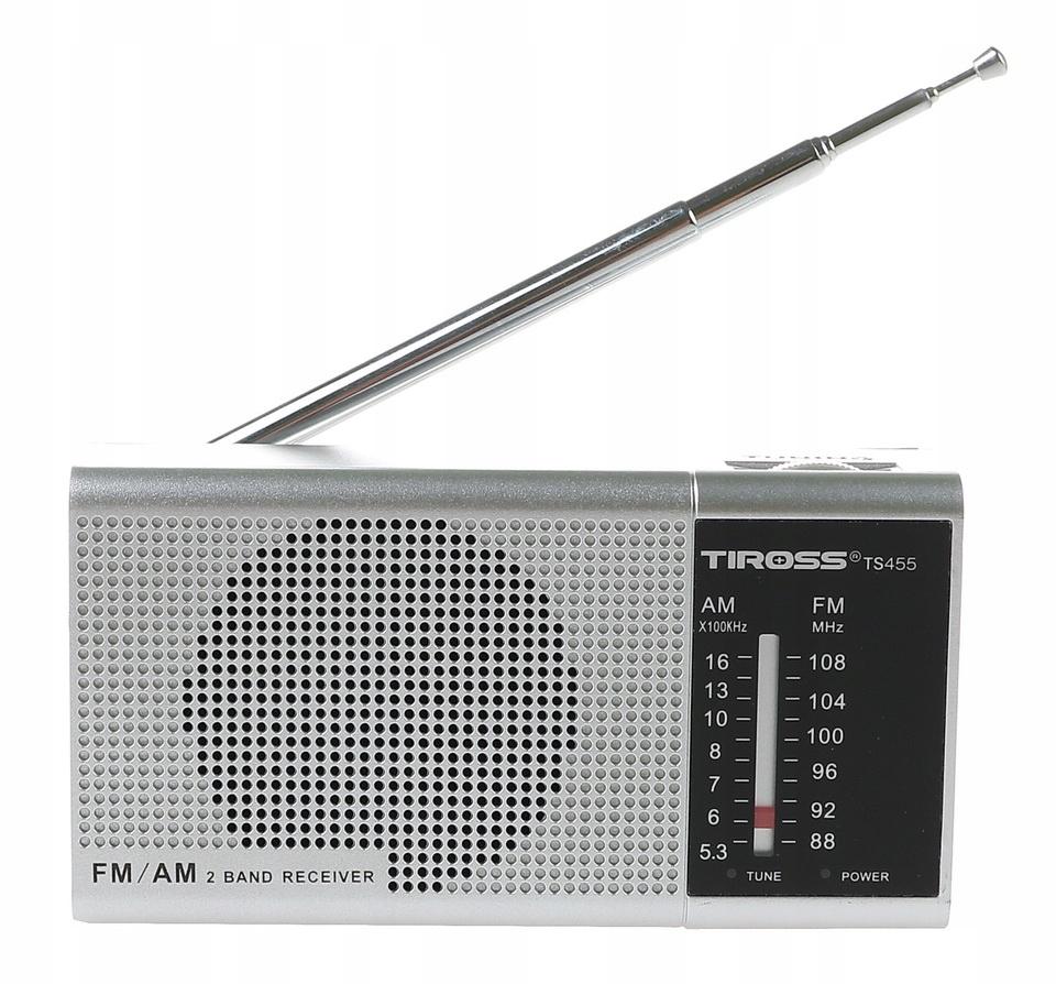 Radio przenośne  11,5 x 3 x 7,5 cm FM AM na baterie 