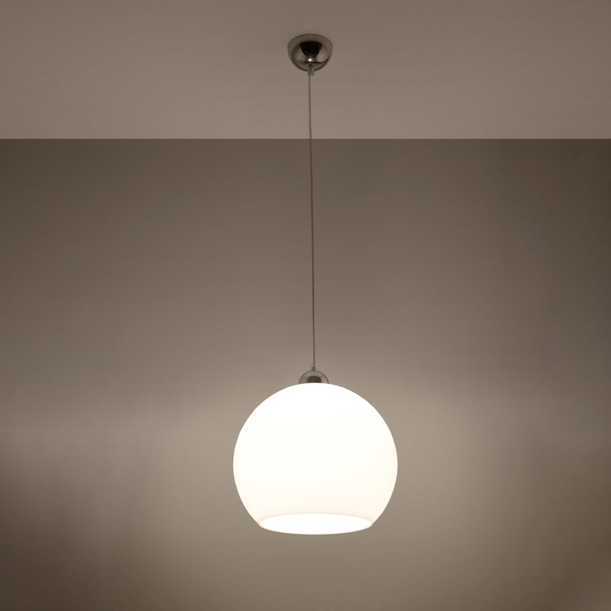 Lampa wisząca BALL biała 120x30x30cm nowoczesna E27 do salonu nr. 3