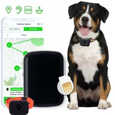 Lokalizator GPS Locon Dog Max dla psa aplikacja czarny - Miniaturka zdjęcia nr 1