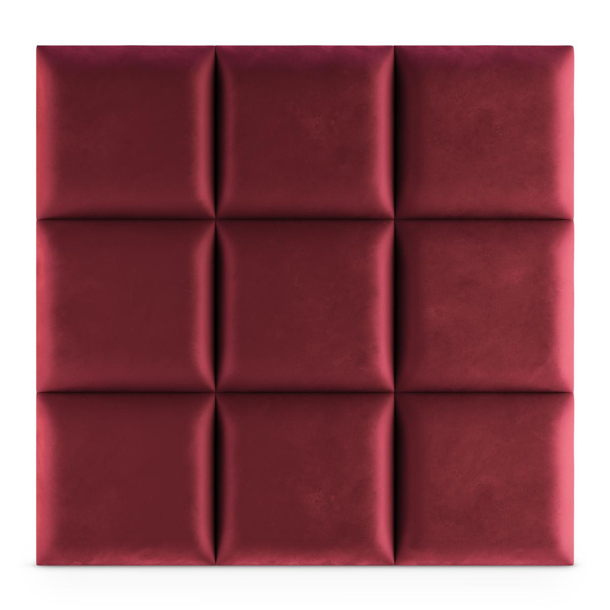 Panele tapicerowane 40x40 na ścianę magic velvet bordowy nr. 4