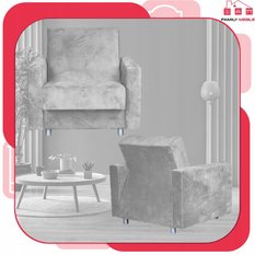 Fotel rozkładany z podnóżkiem Alicja poczekalnia - Miniaturka zdjęcia nr 2