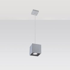 Lampa wisząca QUAD 1 szary 110x10x10cm nowoczesna GU10 do salonu - Miniaturka zdjęcia nr 2