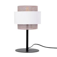 Lampka nocna K-5276 CEZAR 20x34x20 cm do salonu lub pokoju biały/beżowy - Miniaturka zdjęcia nr 1