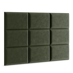 Panele tapicerowane 50x30 cm wezgłowie na ścianę khaki - Miniaturka zdjęcia nr 3