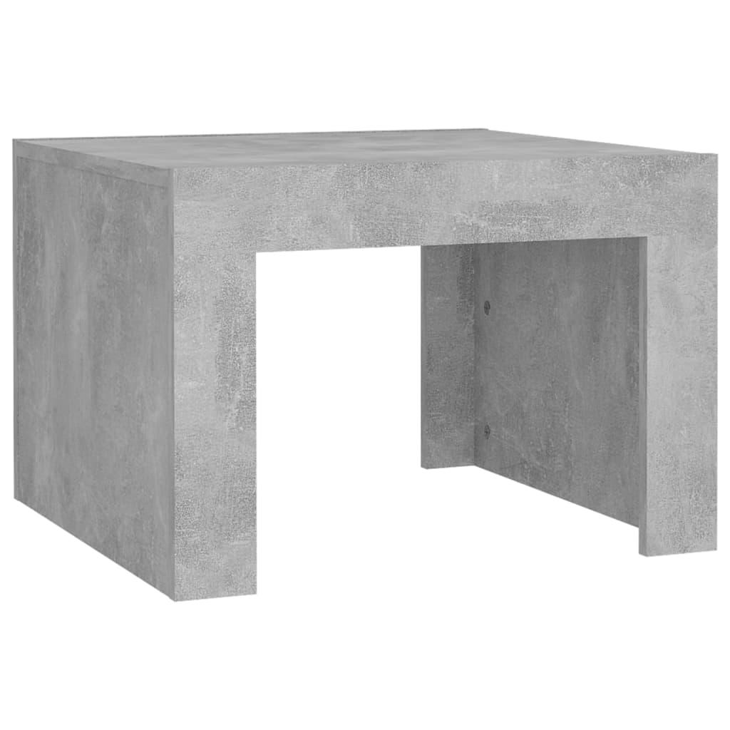 Stolik kawowy 50x50x35 cm szary beton elegancki do salonu nr. 4