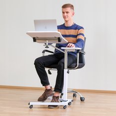 Tatkraft Like stabilny stolik pod laptopa, 4 kółka - Miniaturka zdjęcia nr 7