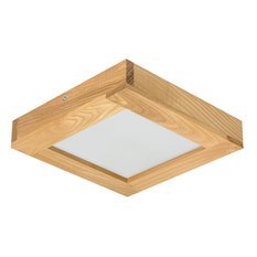 Panel LED 25 x 25 x 5 cm plafon z drewna rustykalny 24W 4000K do salonu - Miniaturka zdjęcia nr 3