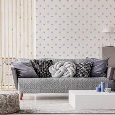 Tapeta GEOMETRYCZNA Minimalistyczne Trójkąty Wzór 53x1000  - Miniaturka zdjęcia nr 3