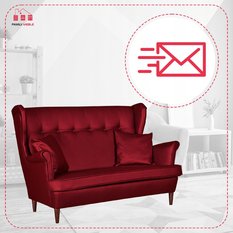 Zestaw wypoczynkowy eko skóra sofa + 2 fotele - Miniaturka zdjęcia nr 5