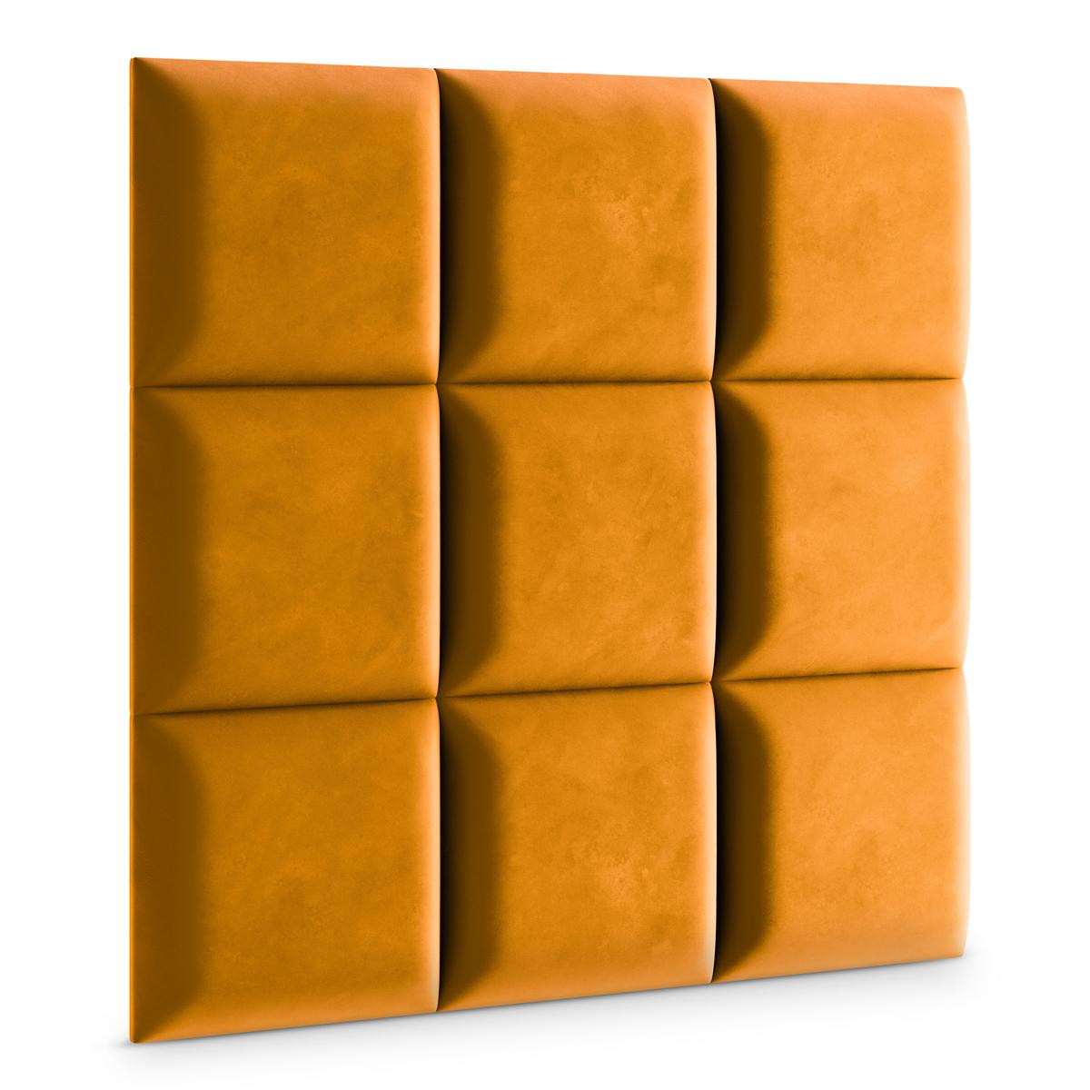 Panele tapicerowane 50x50 na ścianę magic velvet miodowy nr. 3