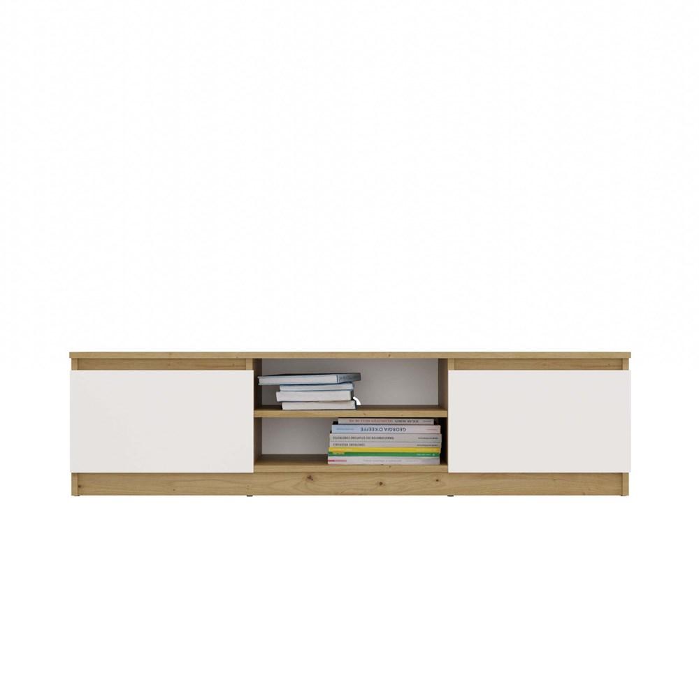 Szafka RTV Malwa 36x140x40 cm do salonu dąb artisan biel nr. 9