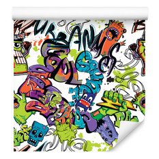 Tapeta do pokoju młodzieżowego graffiti potwory