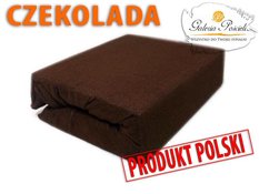 Prześcieradło frotte 120x200cm CZEKOLADA - Miniaturka zdjęcia nr 2