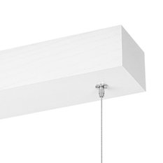 Lampa wisząca 60x7x150 cm LED z drewna jesionowego wymienny LED biała 4000K do salonu - Miniaturka zdjęcia nr 5