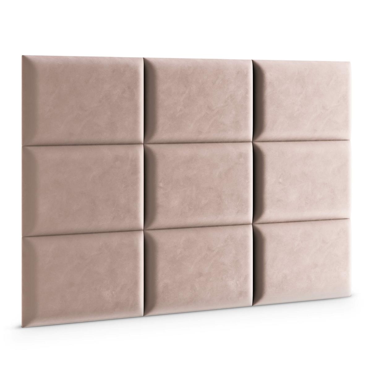 Panele tapicerowane 60x40 na ścianę magic velvet różowy nr. 3