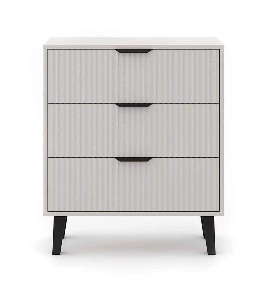 Komoda Scandi 81,5x70x39 cm do sypialni salonu slim kaszmir beż nr. 3