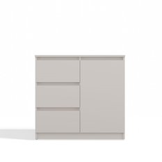 Komoda Malwa 75x80x40 cm do salonu sypialni kaszmir beż - Miniaturka zdjęcia nr 7