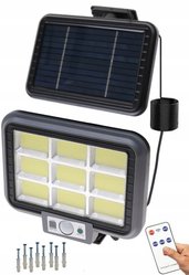 Lampa 21,3 cm solarna LED czujnik zmierzchu ruchu - Miniaturka zdjęcia nr 1