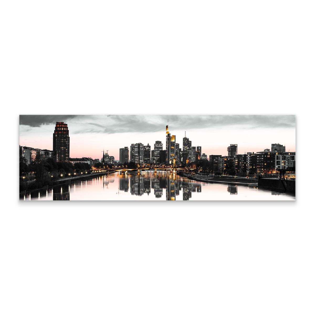 Obraz Do Salonu PANORAMA Frankfurtu Miasto Architektura 145x45cm nr. 2