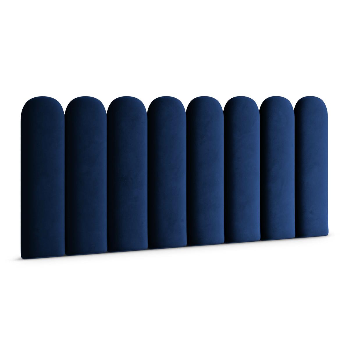 Panele tapicerowane  20x80 cm na ścianę płotek granatowy magic velvet