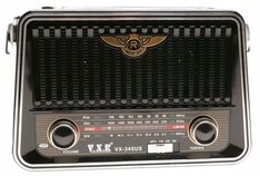 Radio RETRO Przenośne Głośnik TF MP3 USB Solar BLUETOOTH Akumulator 2471 - Miniaturka zdjęcia nr 3