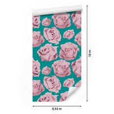 Tapeta do Sypialni RÓŻE Kwiaty Dekoracja Ścienna  - Miniaturka zdjęcia nr 2