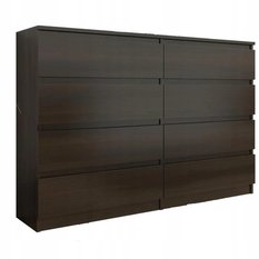 Komoda MODERN 140x40 cm wenge z szufladami do biura sypialni lub salonu - Miniaturka zdjęcia nr 1