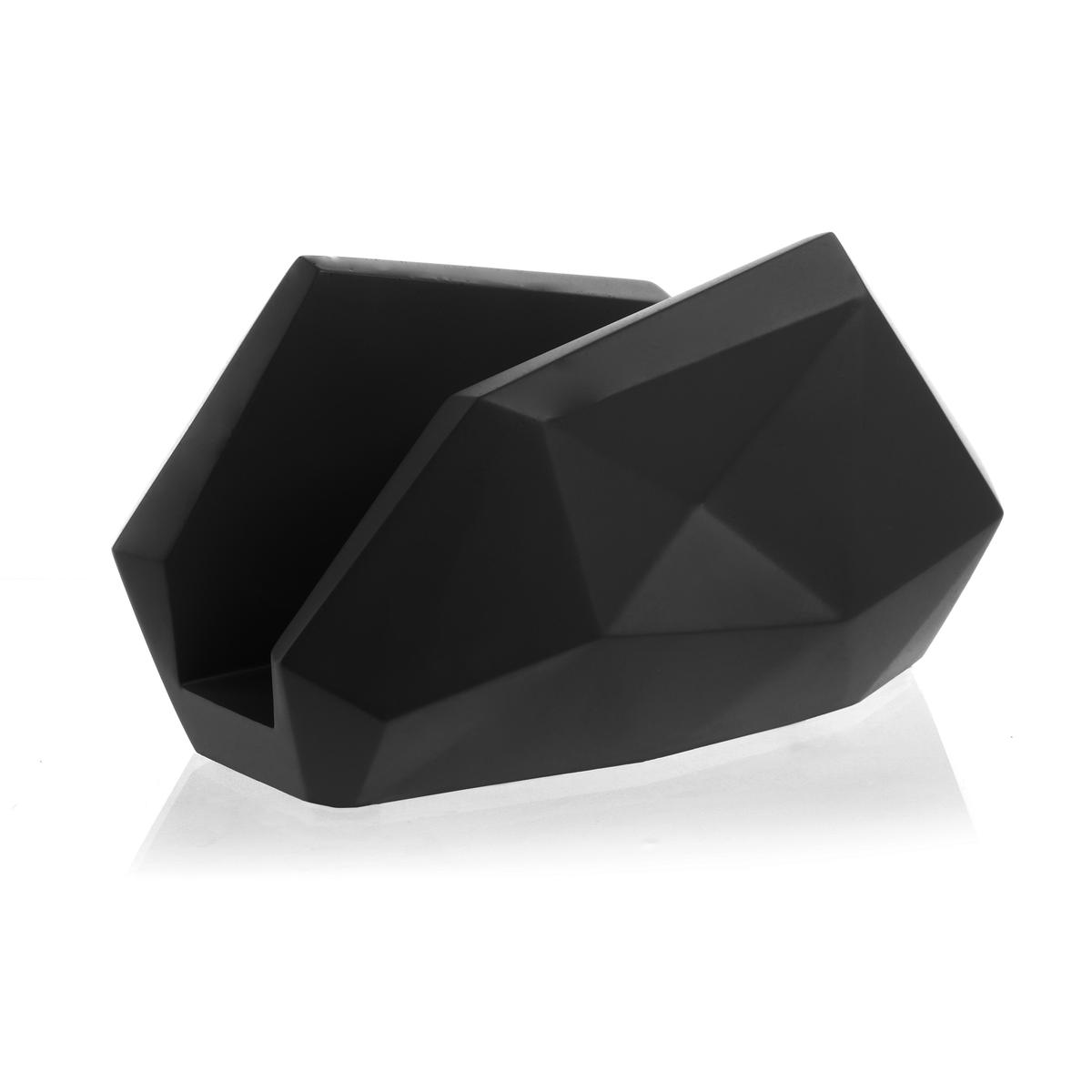 Serwetownik Low-Poly Black Matt Poli nr. 2