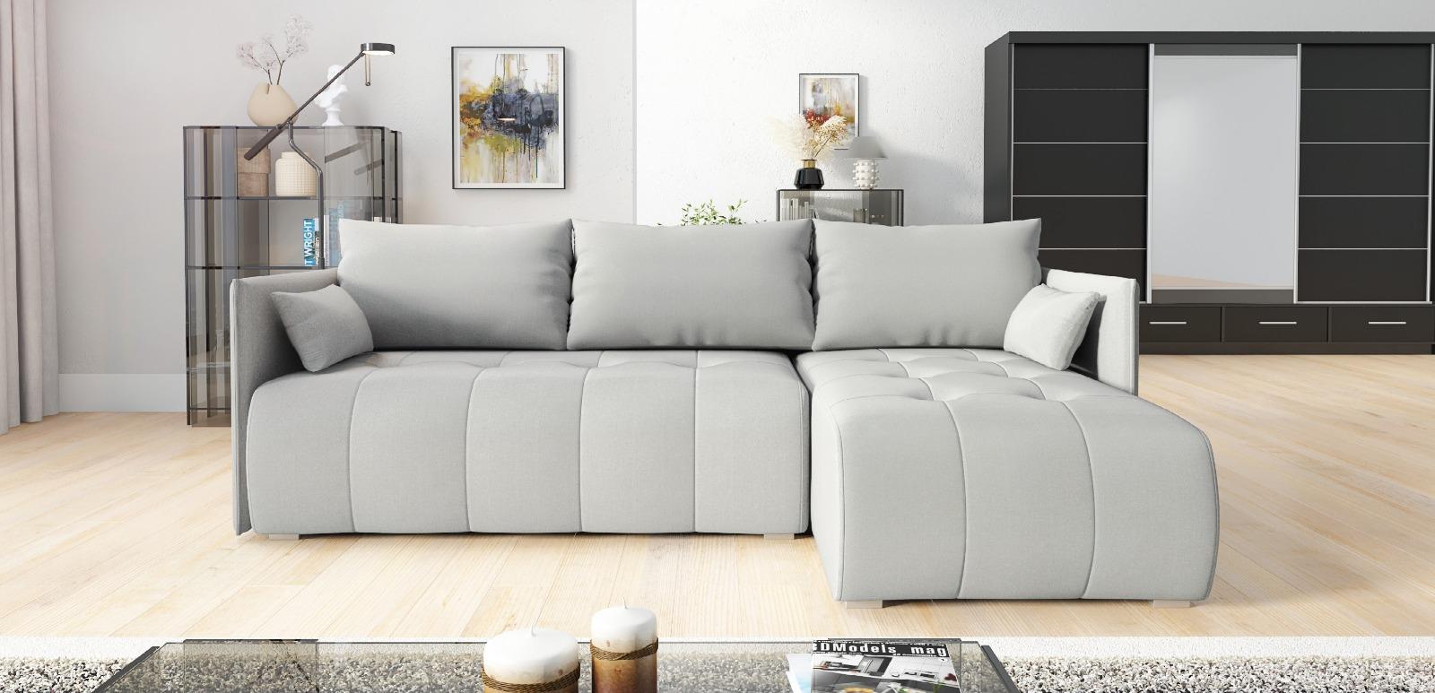 Narożnik Nessa 88x218x152 cm do sypialni paros nr. 3