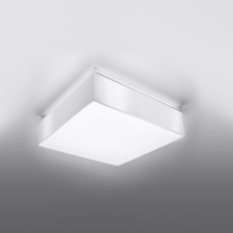 Plafon HORUS 35 biały 11x35x35cm nowoczesna lampa E27 do salonu - Miniaturka zdjęcia nr 2