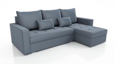 Narożnik Focus 83x145x272 cm do sypialni rozkładany paros szary - Miniaturka zdjęcia nr 1