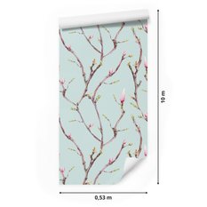 Tapeta Do Sypialni Malowane Akwarelą DRZEWA Natura 53x1000  - Miniaturka zdjęcia nr 2