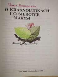 Książka O Krasnoludkach i sierotce Marysi . Maria Konopnicka - Miniaturka zdjęcia nr 2