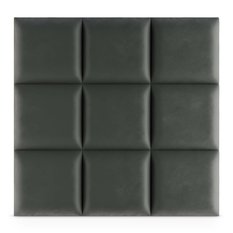  Panele tapicerowane 50x50 cm na ścianę magic velvet grafitowy - Miniaturka zdjęcia nr 4