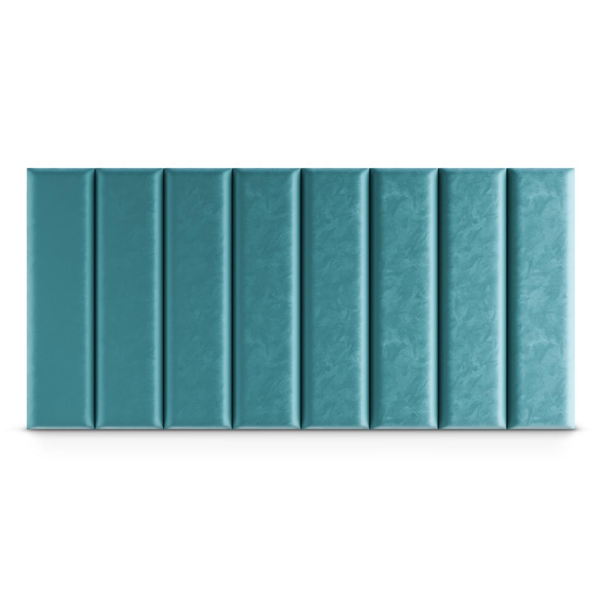 Panele tapicerowane 60x15 cm na ścianę magic velvet morski nr. 4