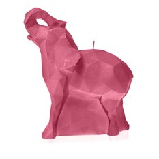 Świeca Elephant Low-Poly Pink Small - Miniaturka zdjęcia nr 3