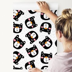 Tapeta ścienna do pokoju dziecka zwierzęta koty  - Miniaturka zdjęcia nr 4