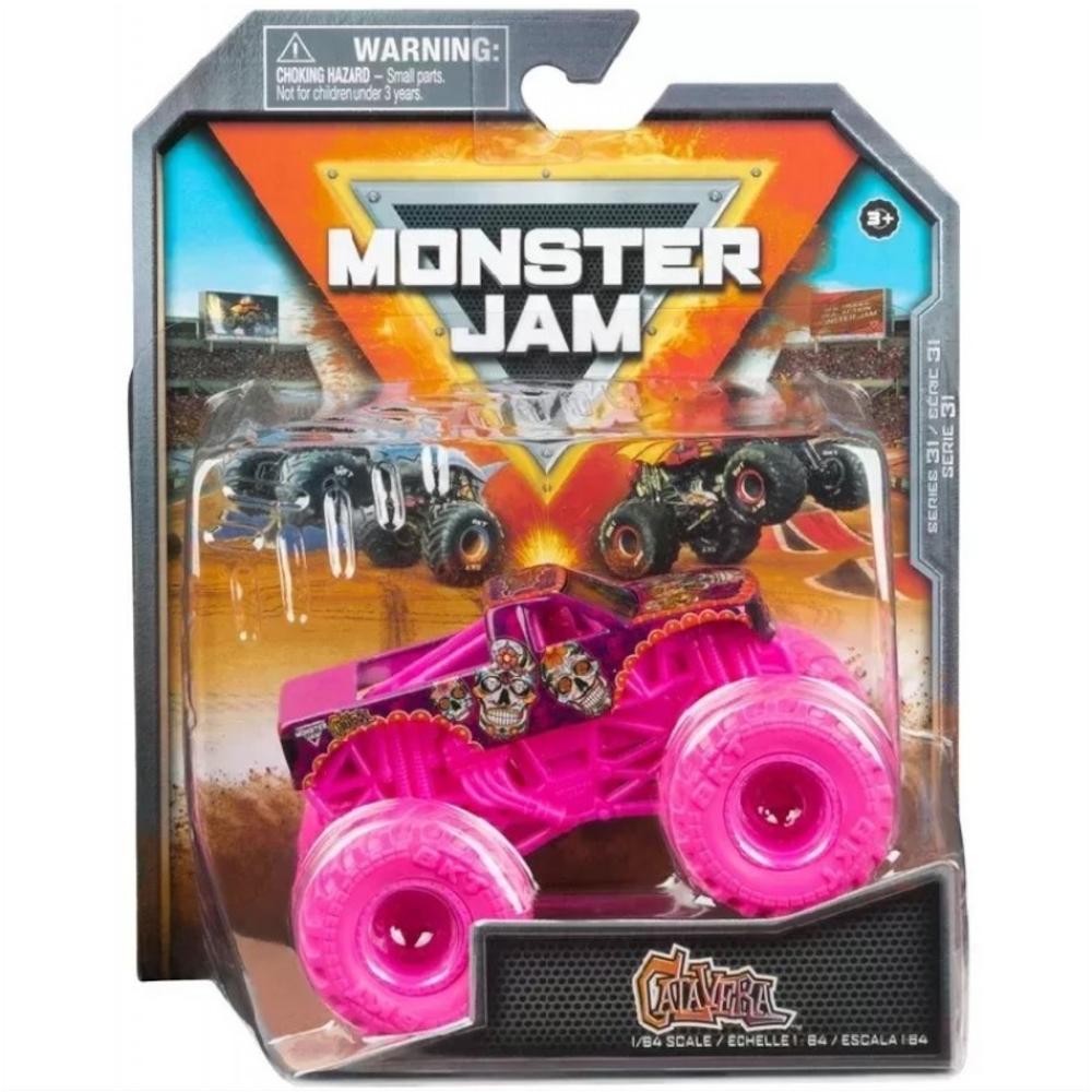 MONSTER JAM TRUCK AUTO TERENOWE SPIN MASTER 1-PAK SERIA 31 CALAVERA 1:64