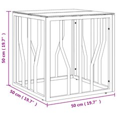 Stolik kawowy 50x50x50 cm do jadalni salonu stal nierdzewna szkło złoty - Miniaturka zdjęcia nr 6