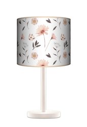 Lampa stołowa duża - Pastelowe kwiatki 