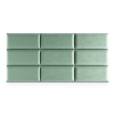 Panele tapicerowane 60x30 na ścianę magic velvet miętowy - Miniaturka zdjęcia nr 4